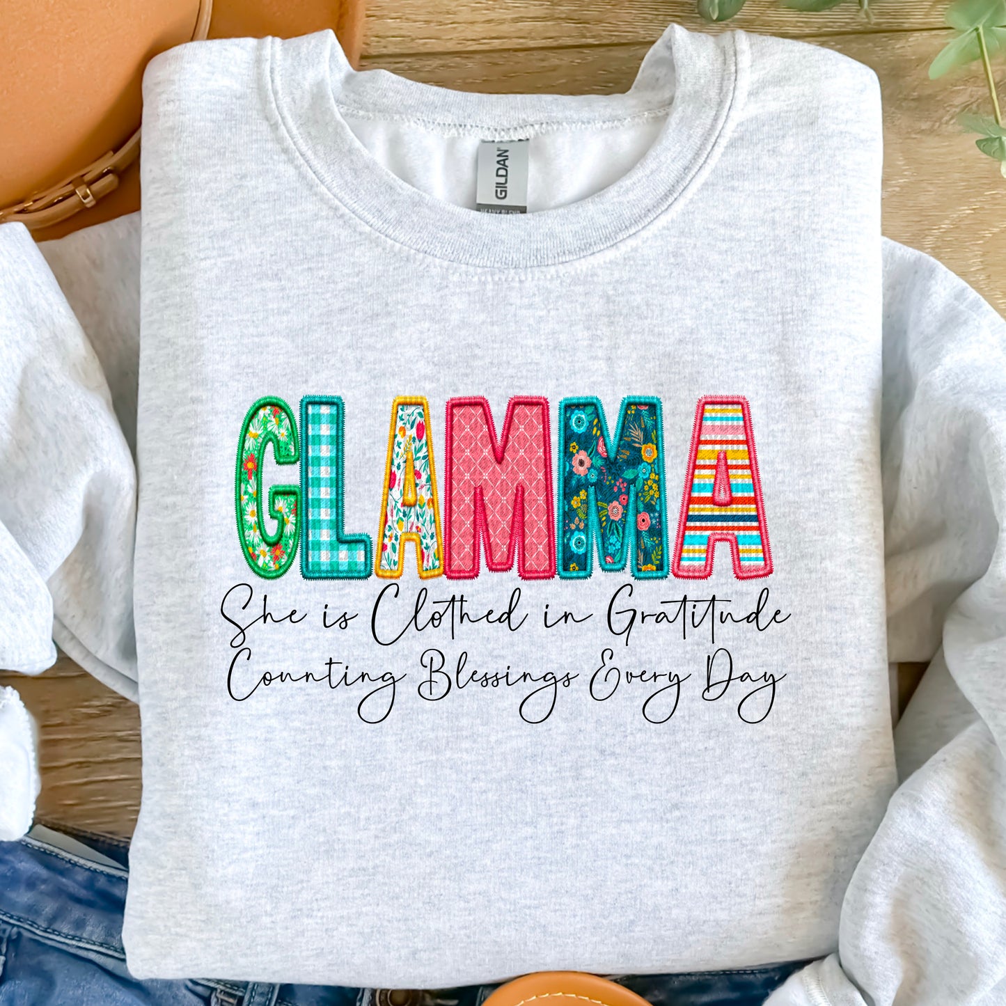 Glamma Clothed In Gratitude DTF Transfer