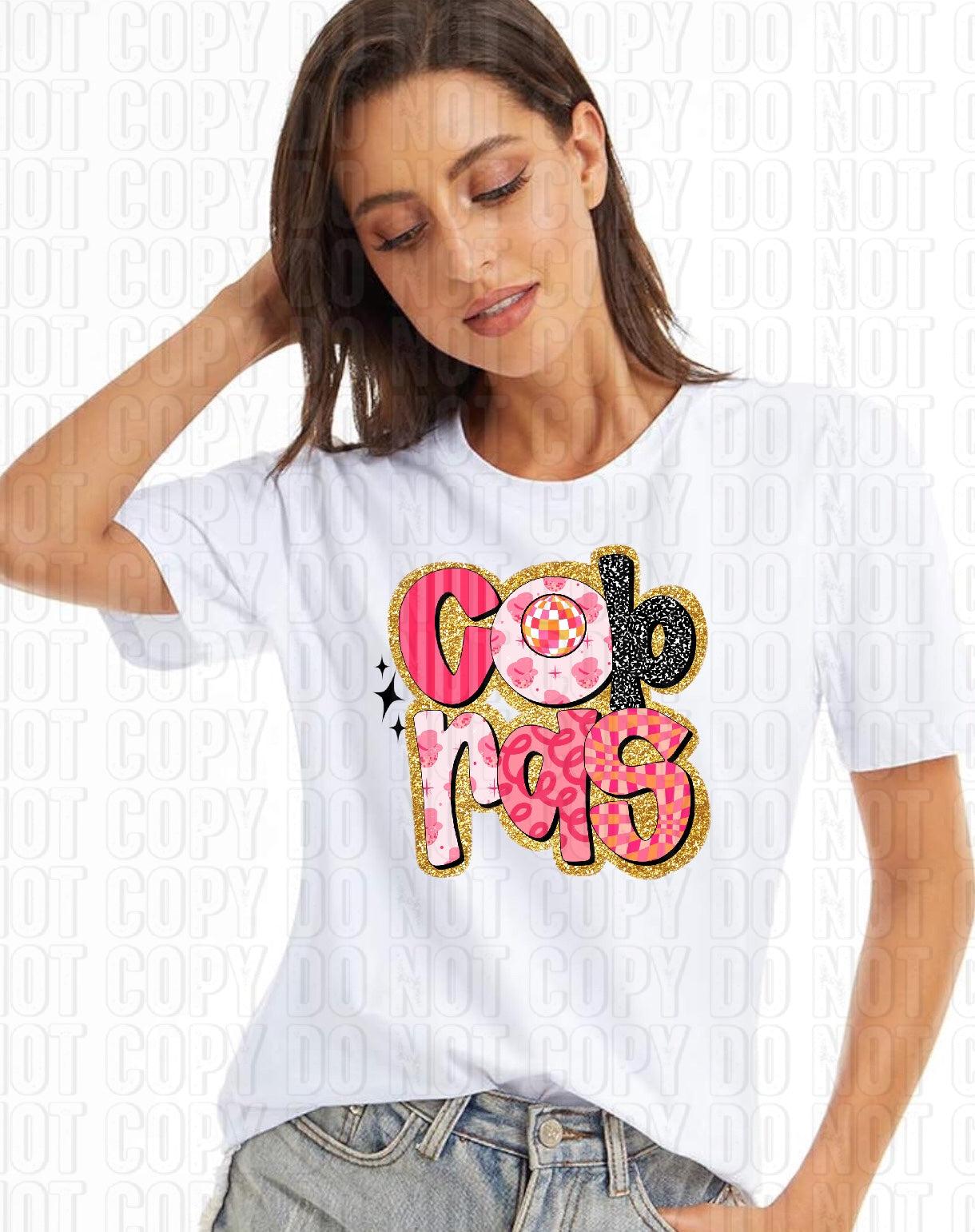 Retro Pink Mascots DTF Transfer
