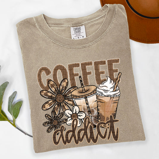 Coffee Addict DTF Transfer