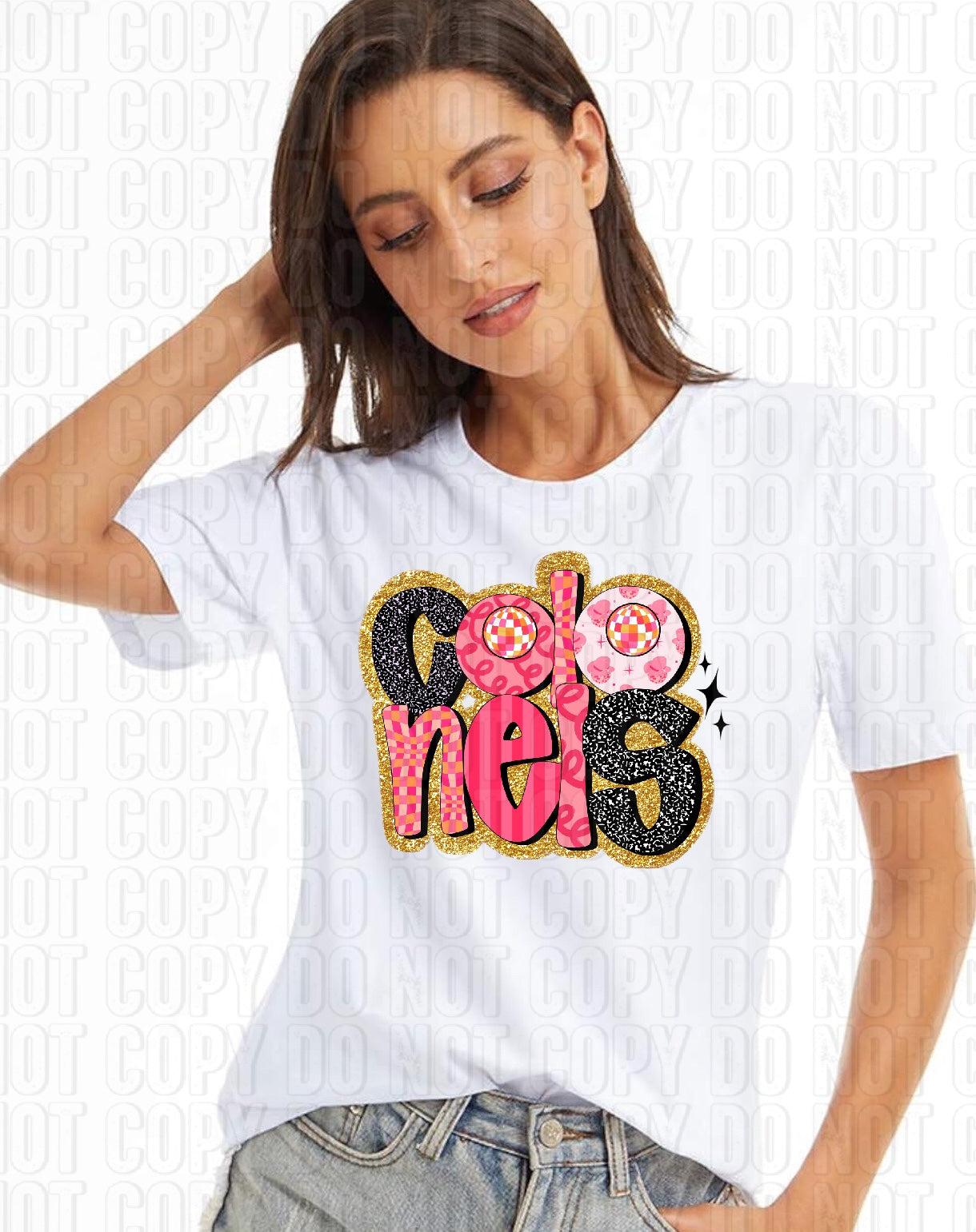 Retro Pink Mascots DTF Transfer