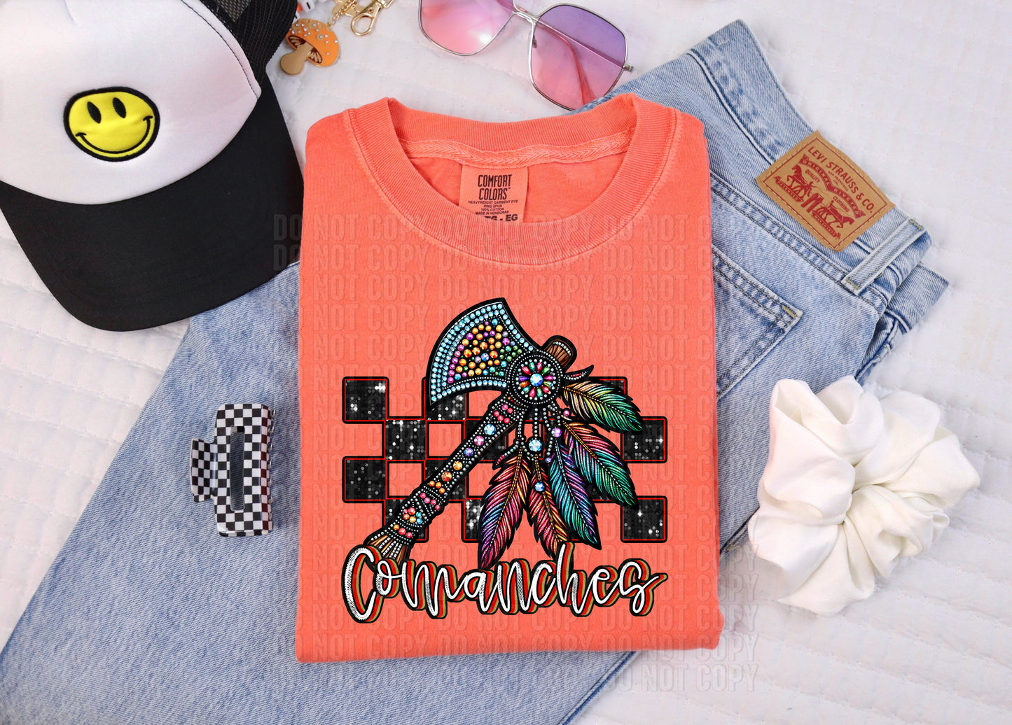 Rhinestone Colorful Mascots DTF Transfer