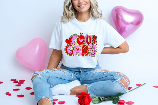 Bobcats - Preppy Valentine Mascot DTF Transfer