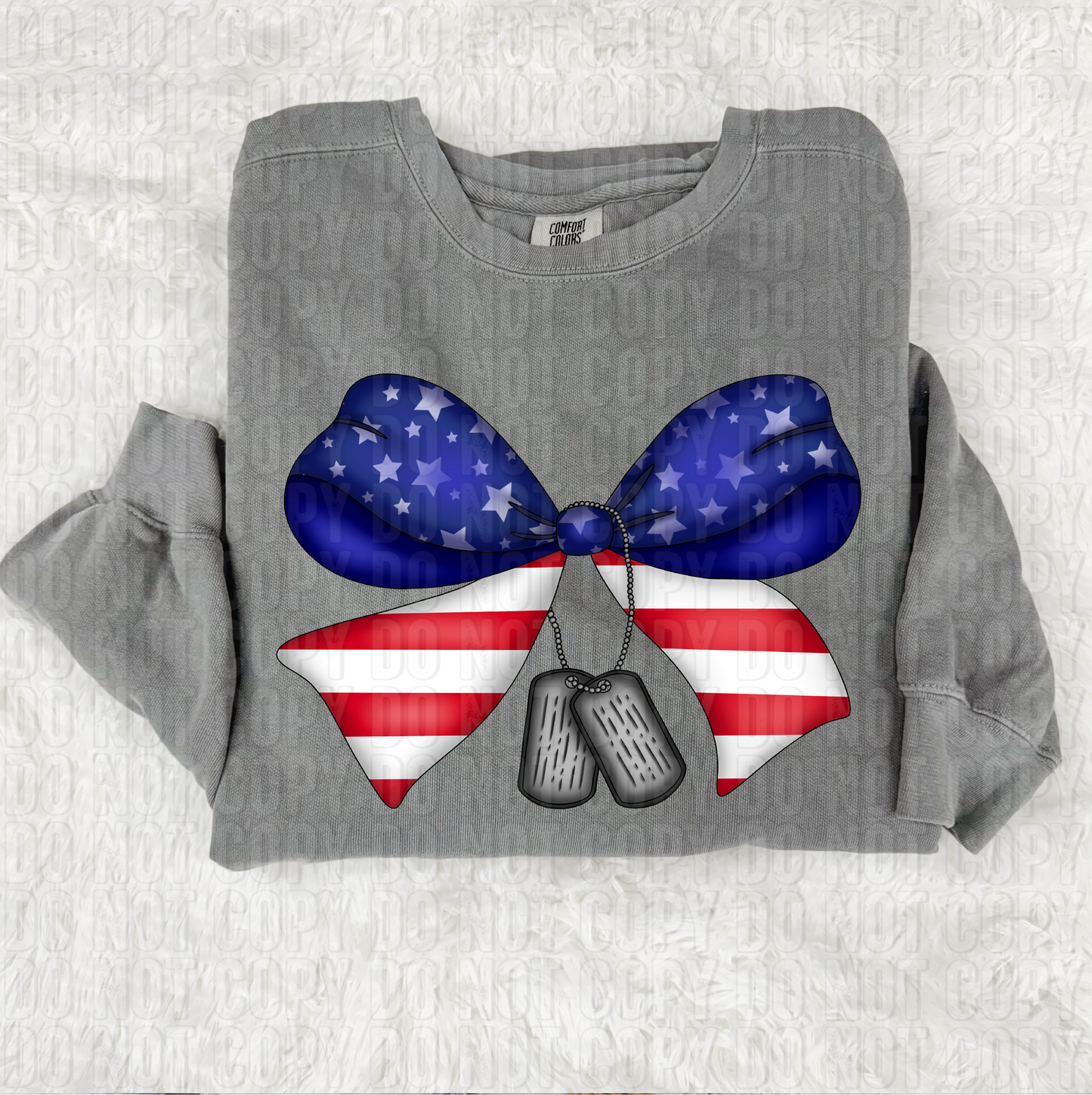 Support Our Troops Coquette Bow DTF Transfer