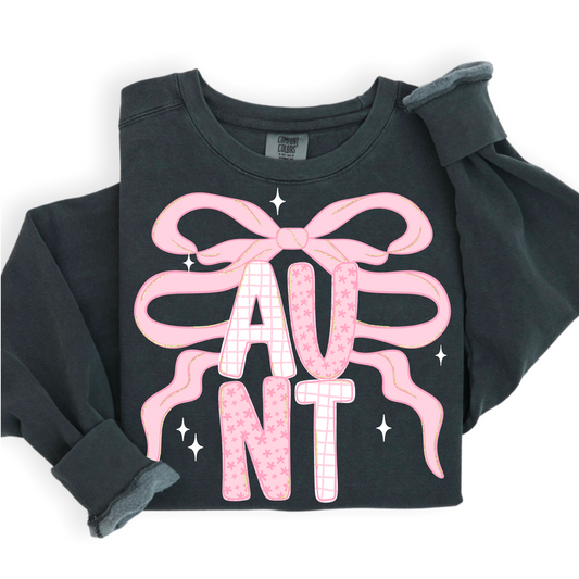 Coquette Aunt Pink DTF Transfer