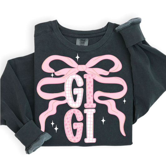 Coquette Gigi Pink DTF Transfer