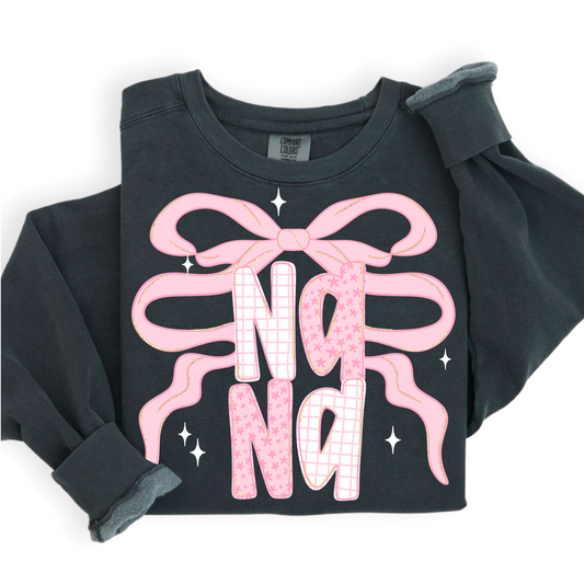 Coquette Nana Pink DTF Transfer