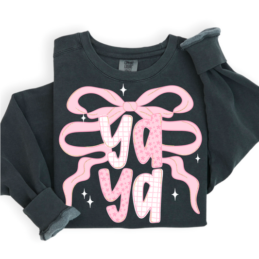 Coquette Yaya Pink DTF Transfer