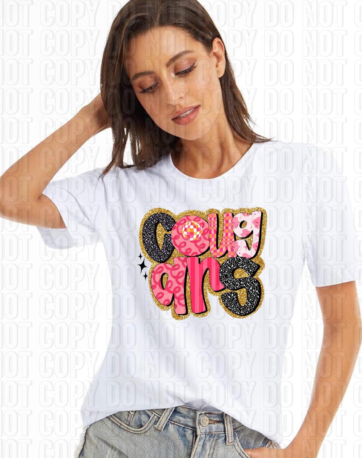 Retro Pink Mascots DTF Transfer