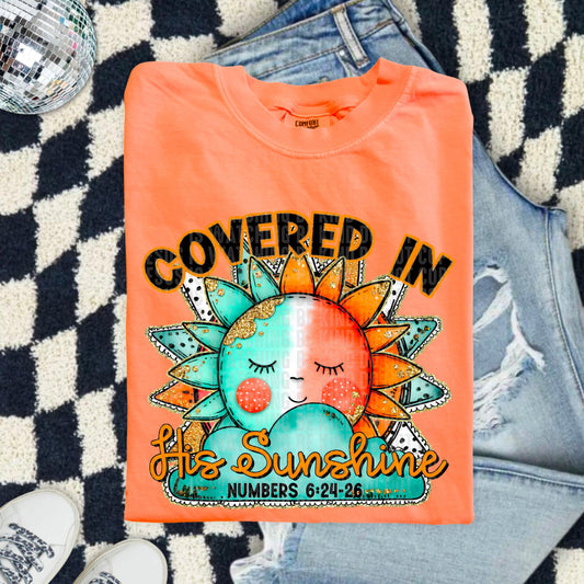Covered In His Sunshine DTF Transfer