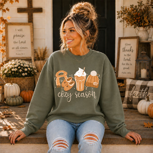 Cozy Season Icons DTF Transfer