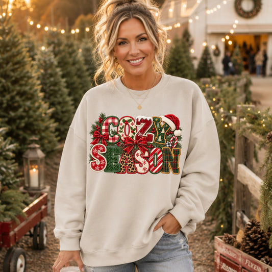 Cozy Season Christmas DTF Transfer