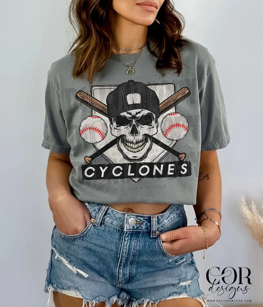 Cyclones Black DTF Transfer