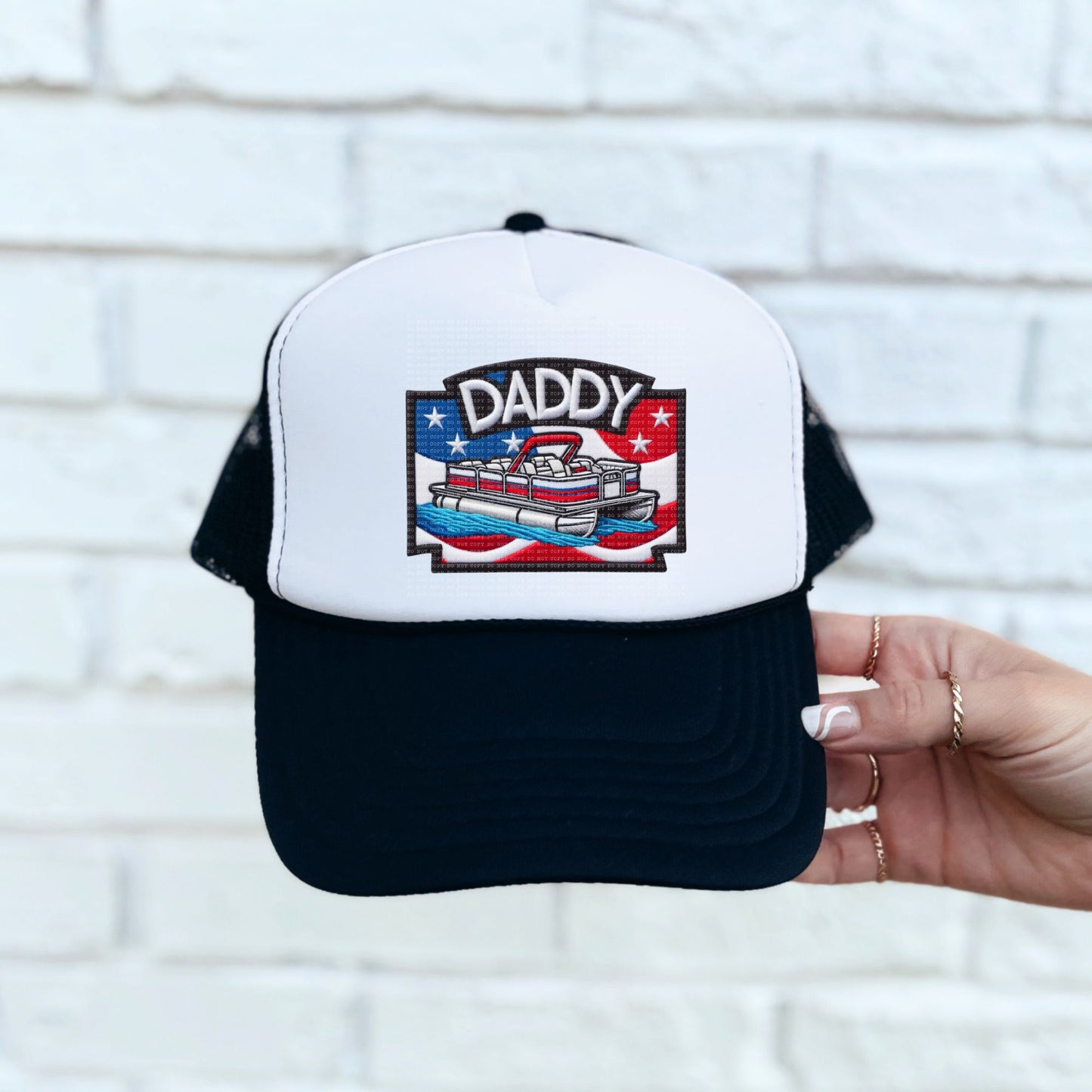 Daddy Hat Patch DTF Transfer