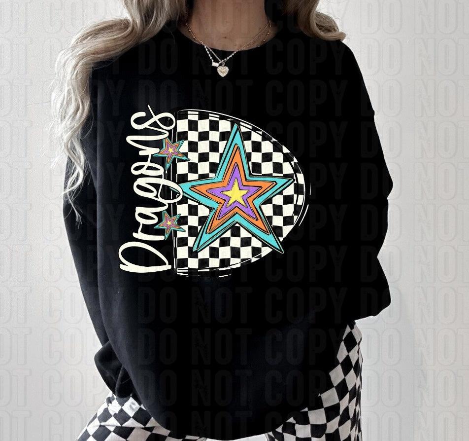 Dragons - Pop Star Mascot DTF Transfer