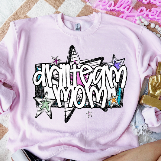 DRILLTEAM MOM CS Bright Stars DTF Transfer