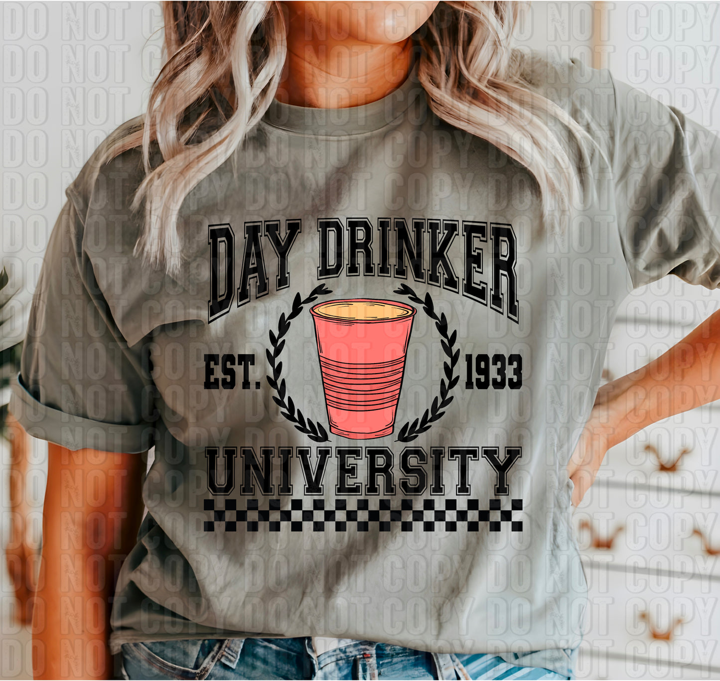 Day Drinker University DTF Transfer