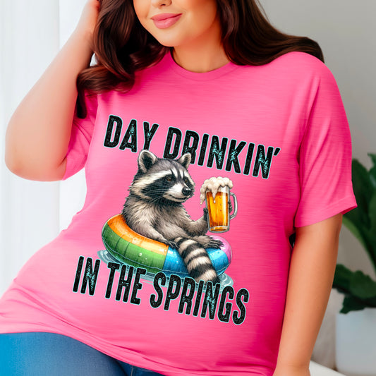 Day Drinkin' In The Springs DTF Transfer