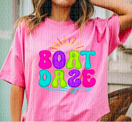 Boat Daze DTF Transfer