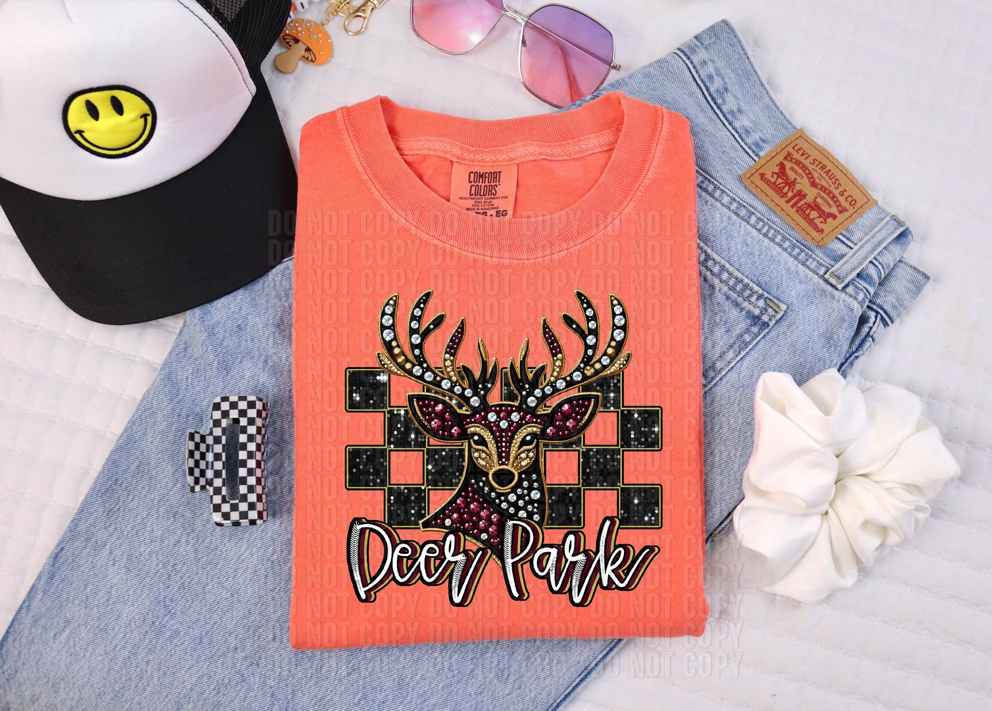 Rhinestone Colorful Mascots DTF Transfer
