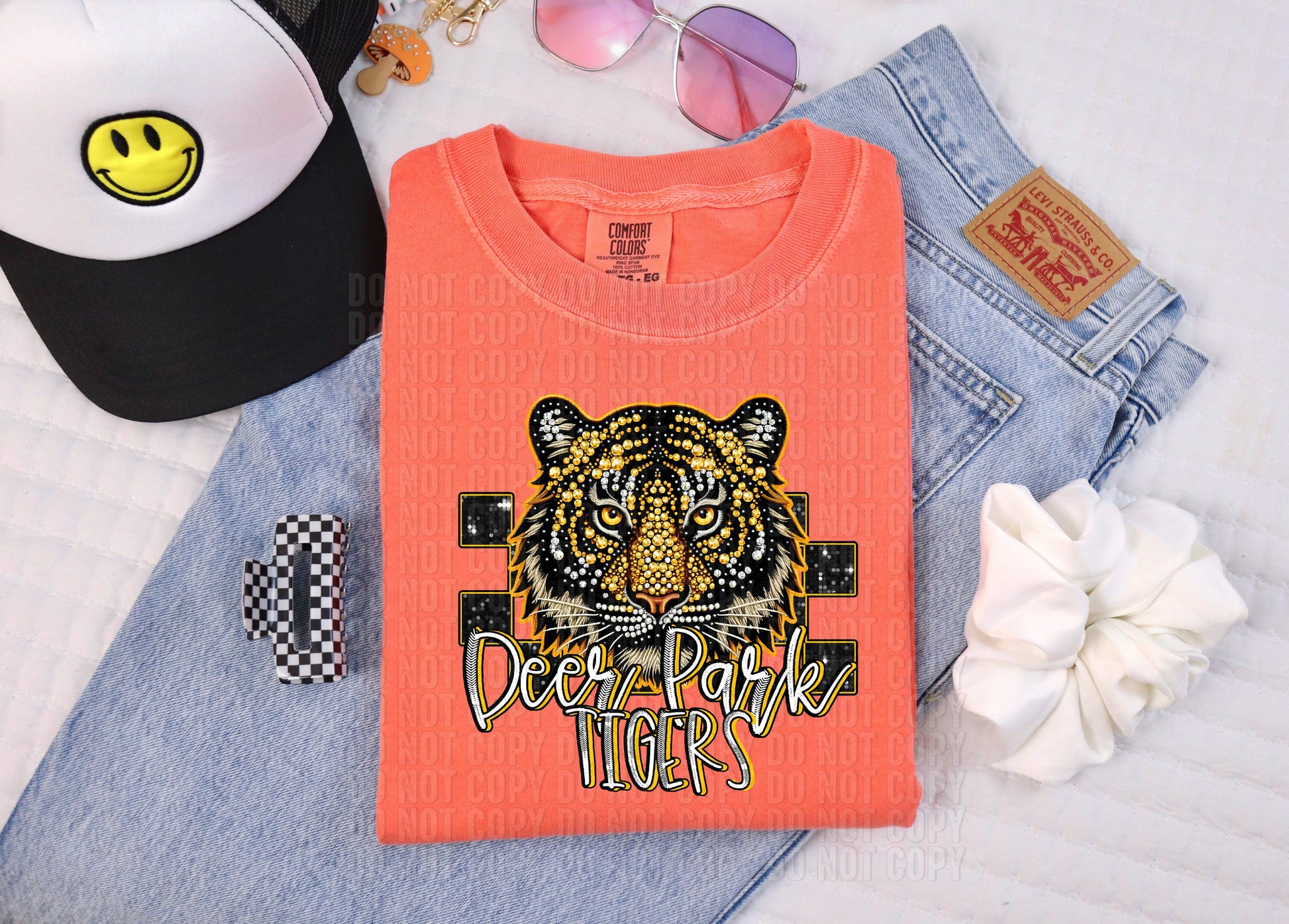 Rhinestone Colorful Mascots DTF Transfer