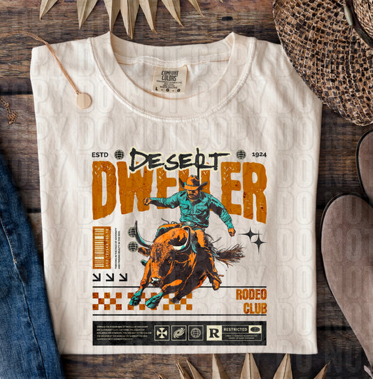 Desert Dweller Rodeo Club DTF Transfer
