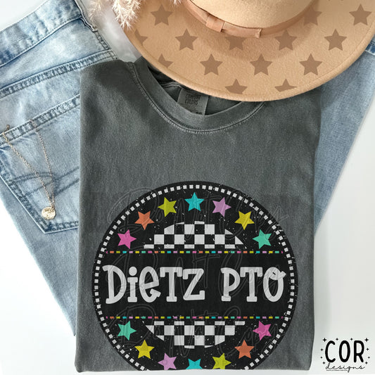 Dietz PTO Stars DTF Transfer
