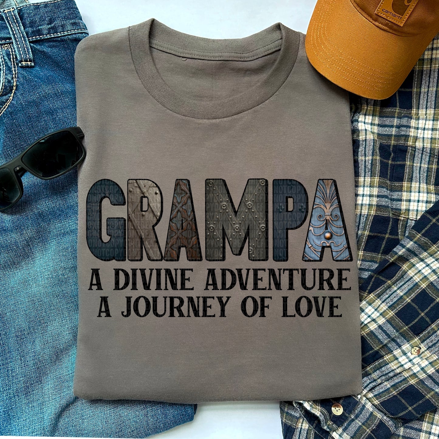 Grampa Divine Adventure DTF Transfer