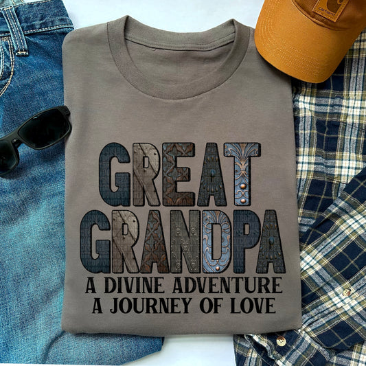 Great Grandpa Divine Adventure DTF Transfer