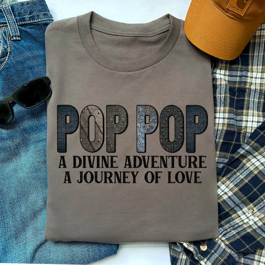Pop Pop Divine Adventure DTF Transfer