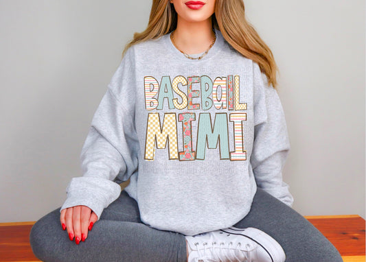 Baseball Mimi Doodle Loo DTF Transfer