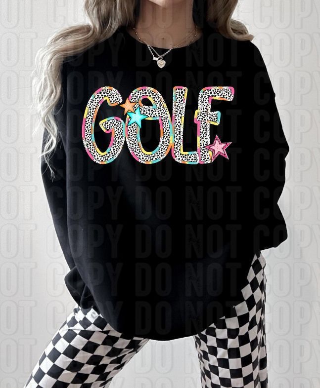Dottie Bright Golf DTF Transfer