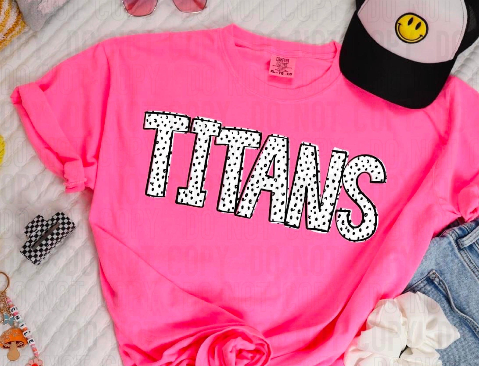 Titans Dottie Loo DTF Transfer