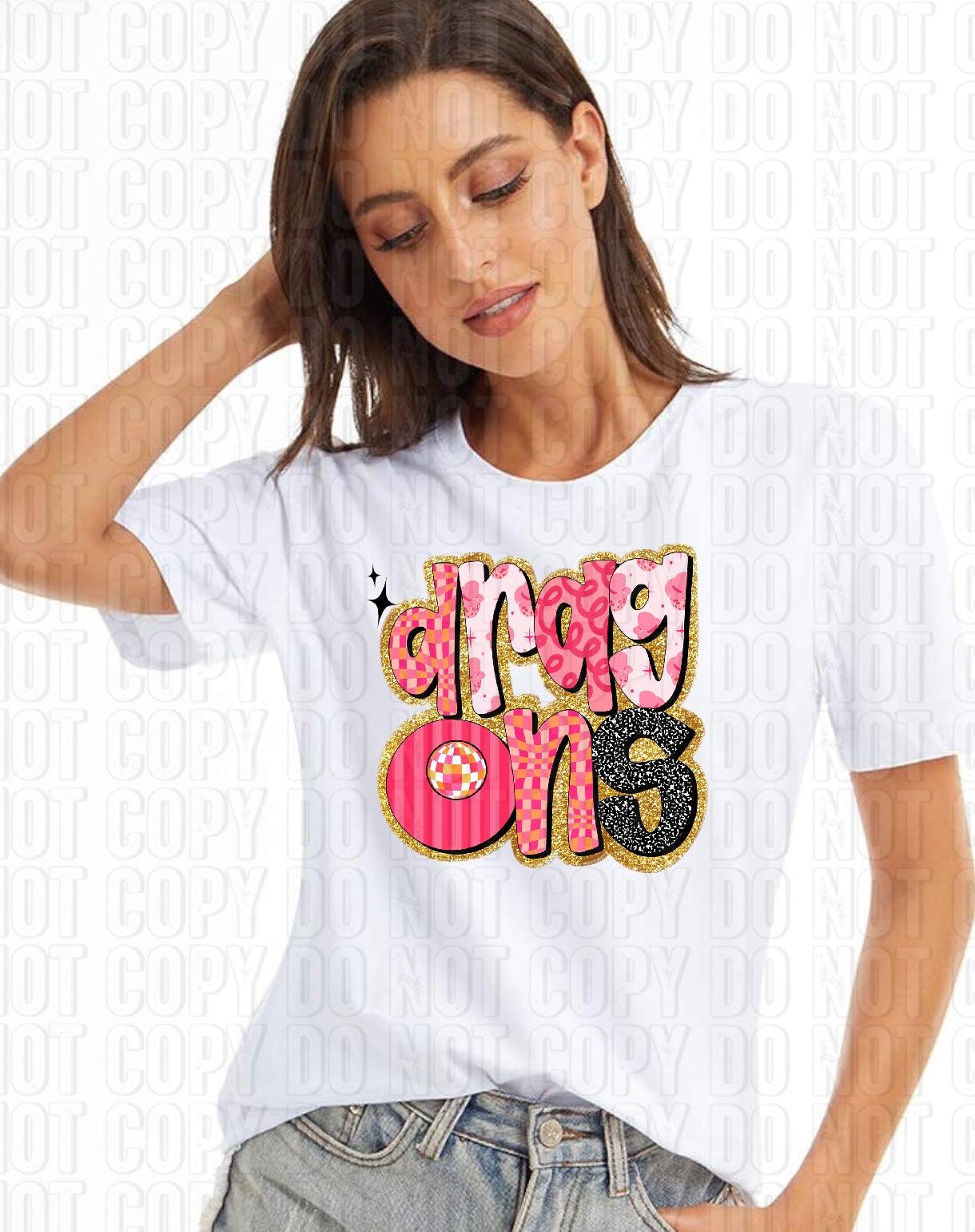 Retro Pink Mascots DTF Transfer