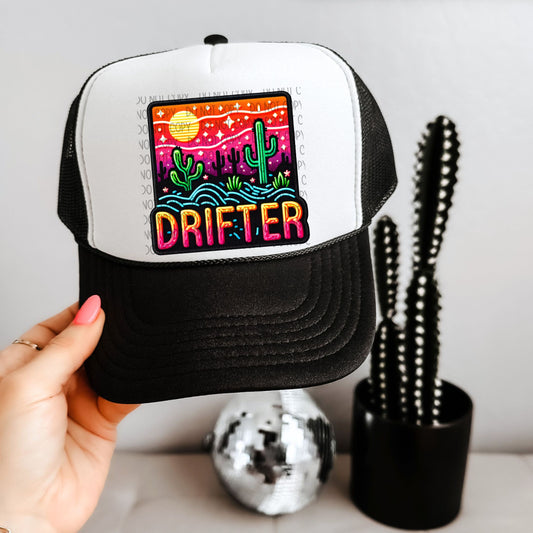 Drifter Hat Patch DTF Transfer