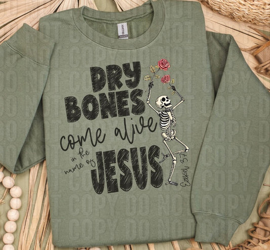 Dry Bones DTF Transfer