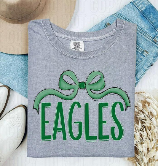 Eagles Coquette Green DTF Transfer