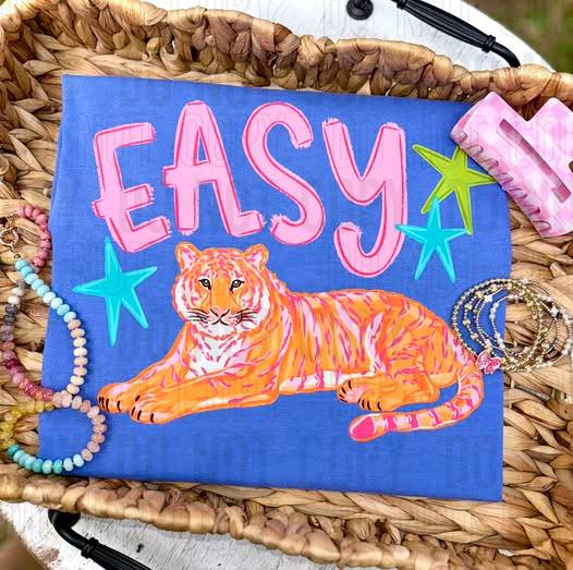 Preppy Easy Tiger DTF Transfer