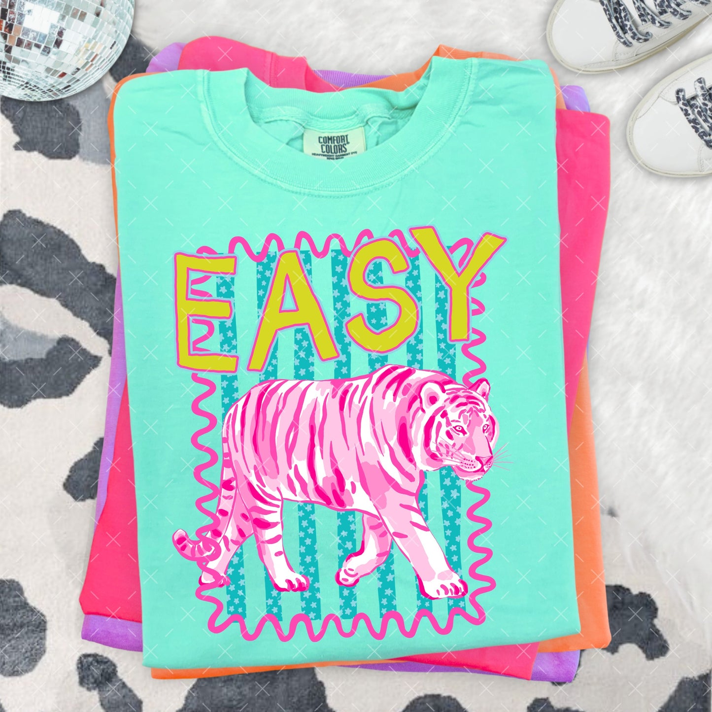 Easy Tiger Stripes DTF Transfer