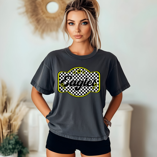 Eagles Checker Marquee Green DTF Transfer