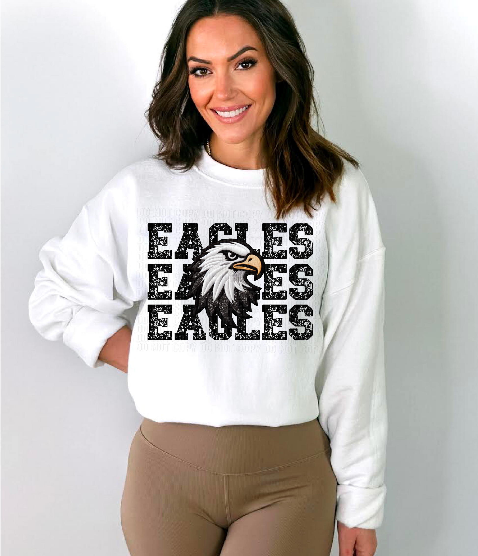 Eagles Stacked DTF Transfer