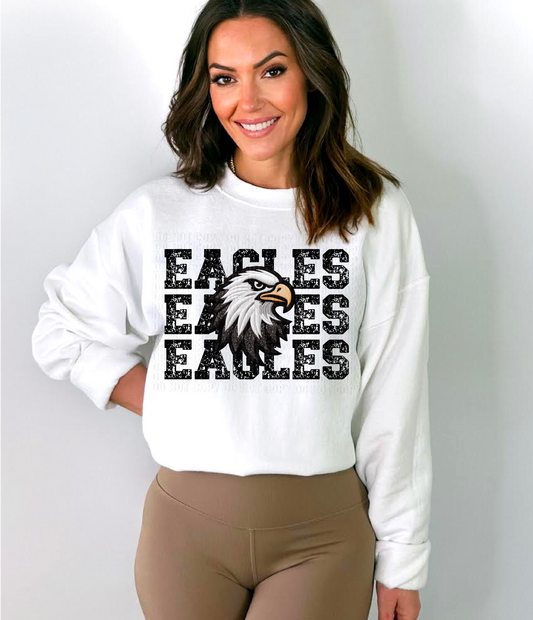 Eagles Stacked DTF Transfer