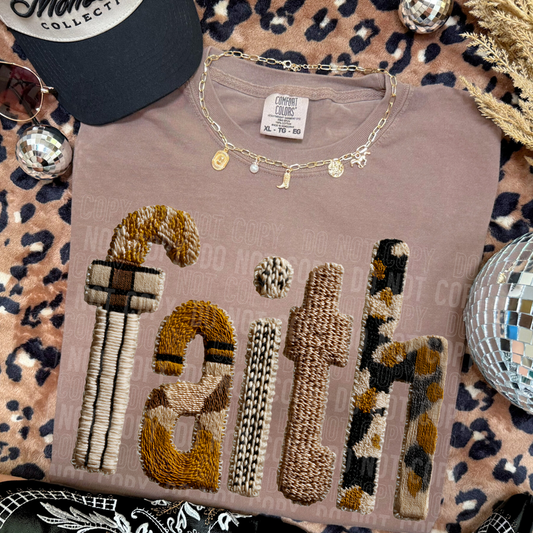 Faith Yarn Faux DTF Transfer