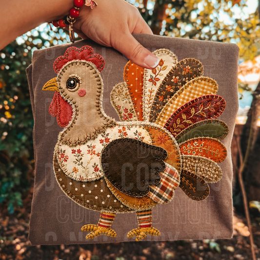 Fall Turkey DTF Transfer