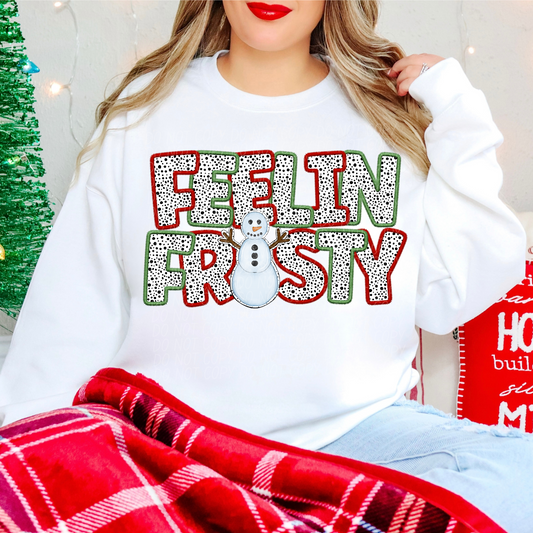 Feelin' Frosty Snowman 1 DTF Transfer