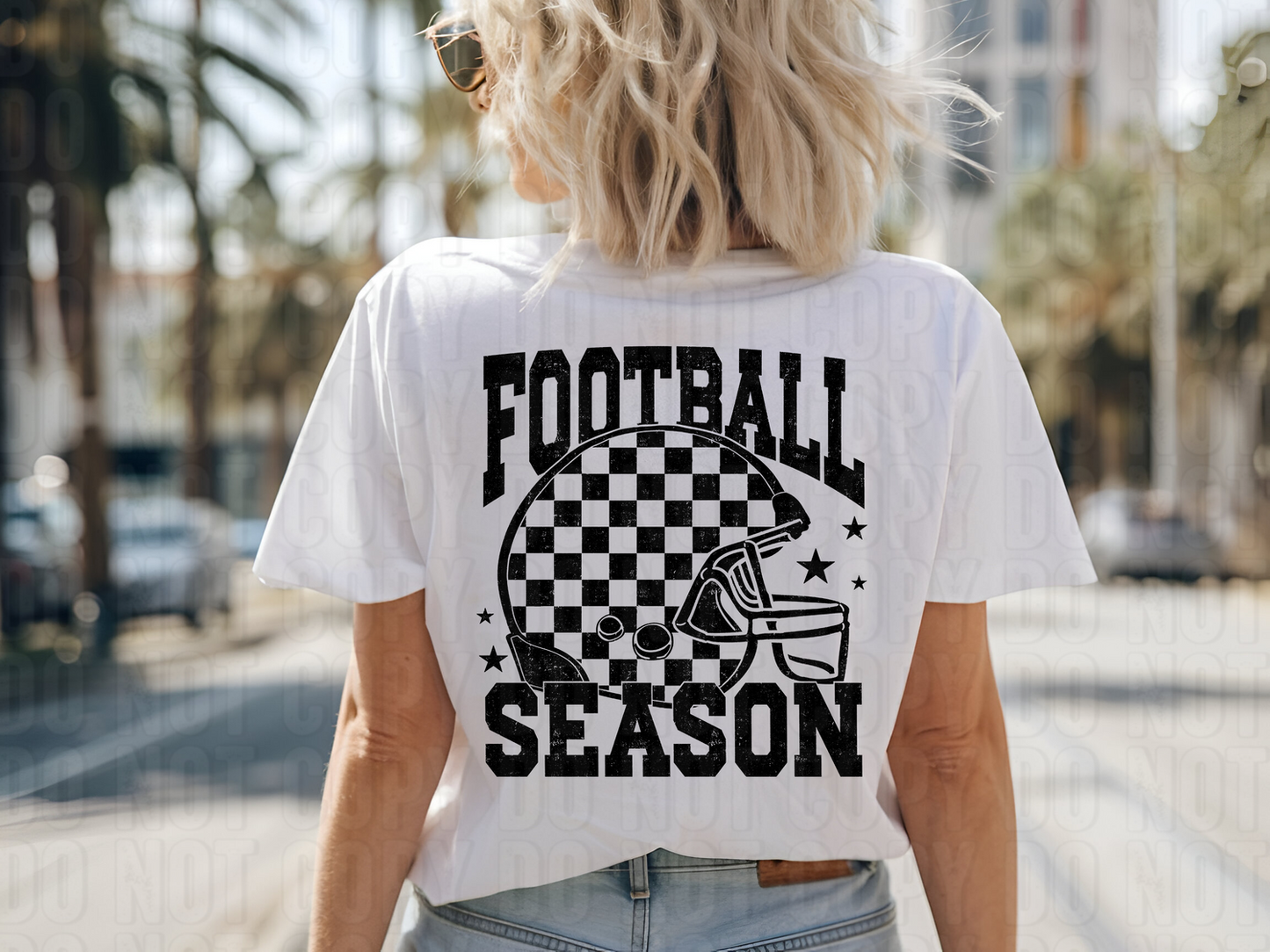 Football Season Helmet DTF Transfer