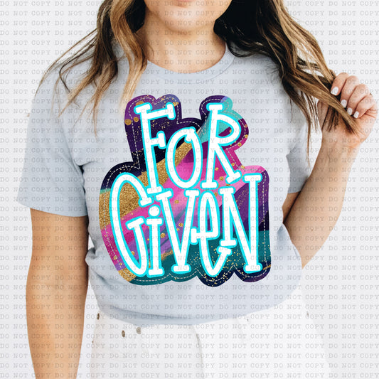 Forgiven DTF Transfer