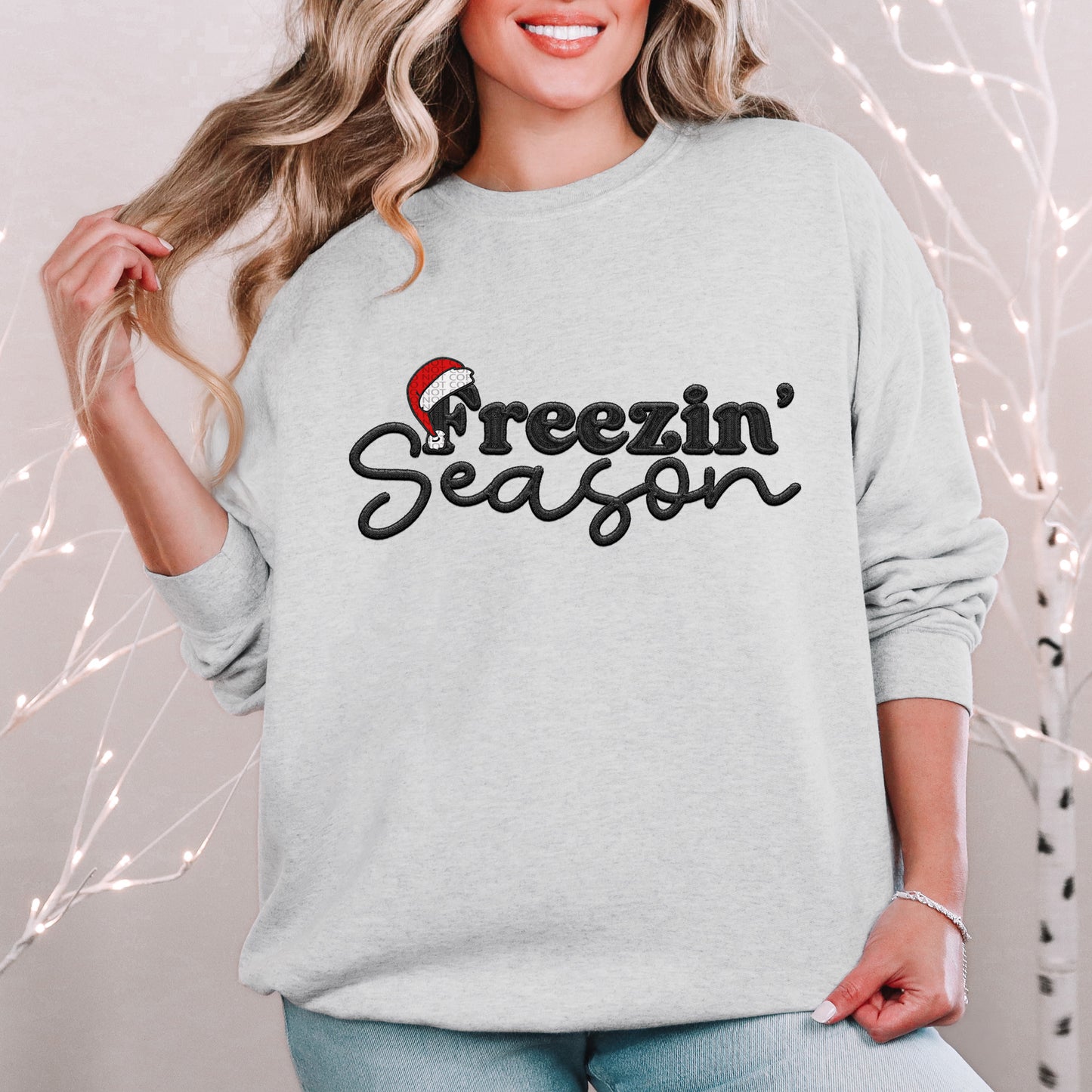 Freezin Season Red Hat DTF Transfer