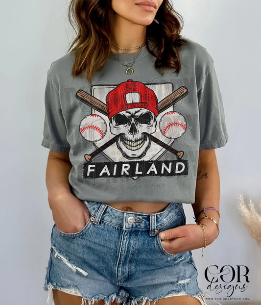 Fairland Red DTF Transfer