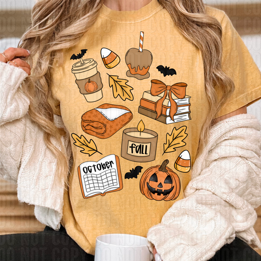Fall Collage DTF Transfer