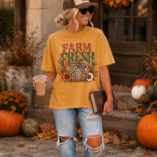 Farm Fresh Pumpkin DTF Transfer